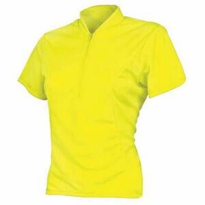 NEW BASIK women's classic cycling jersey in neon yellow